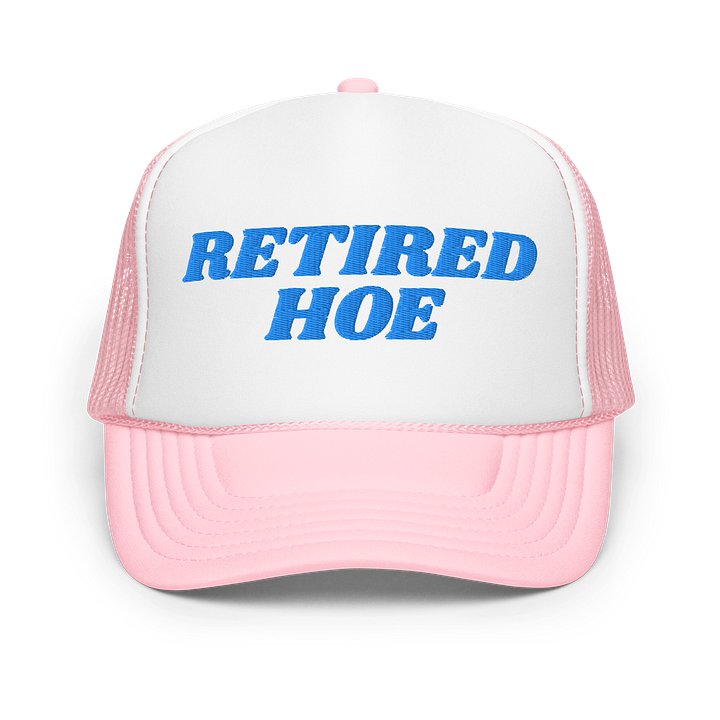 RETIRED HOE Foam Trucker Hat product image (7)