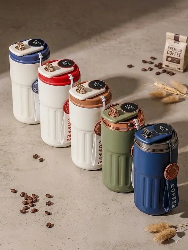 FuraStore Smart LED Coffee Tumbler – 17oz Insulated Travel Mug with Temperature Display product image (2)