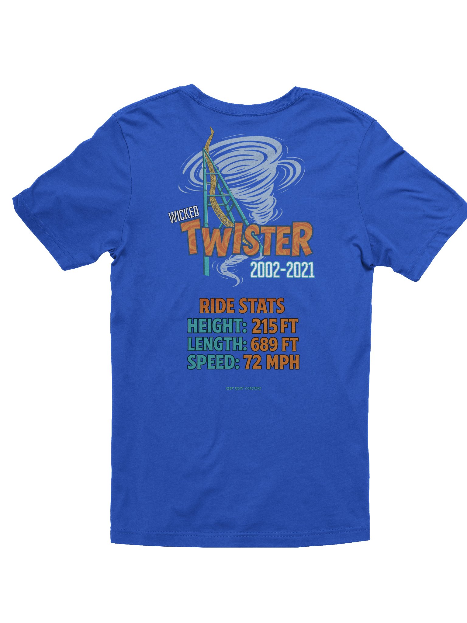 Wicked Twister 2002-2021 Roller Coaster T-Shirt product image (2)
