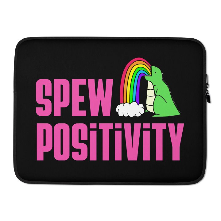 Spew Positivity Laptop Sleeve product image (2)
