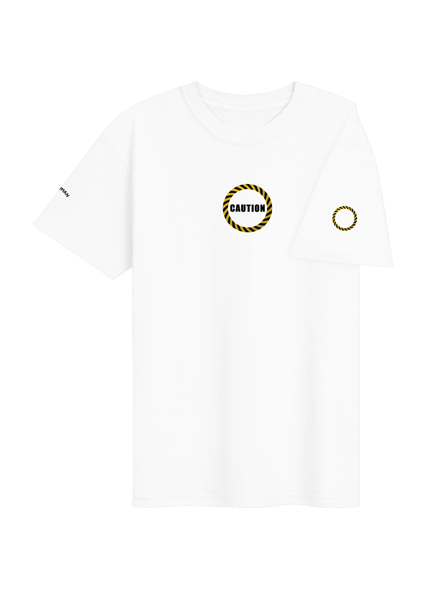 caution | embroidered tee product image (3)
