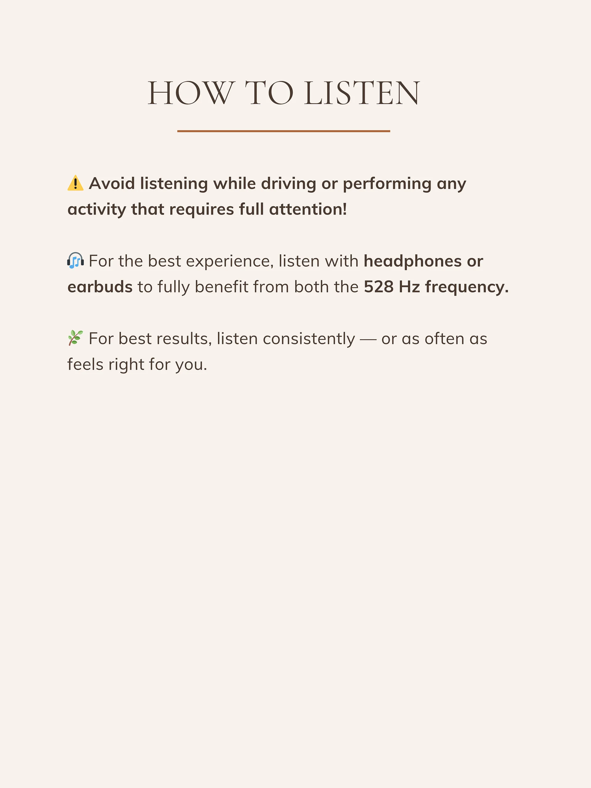 Ho’oponopono Prayer for Self-Healing & Inner Peace — 108 Repetitions | 528 Hz Frequency product image (3)