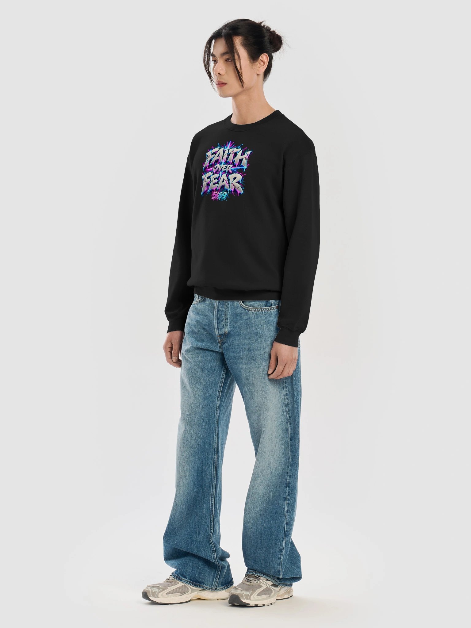 5159 Faith Over Fear (Unisex) Sweatshirt product image (7)