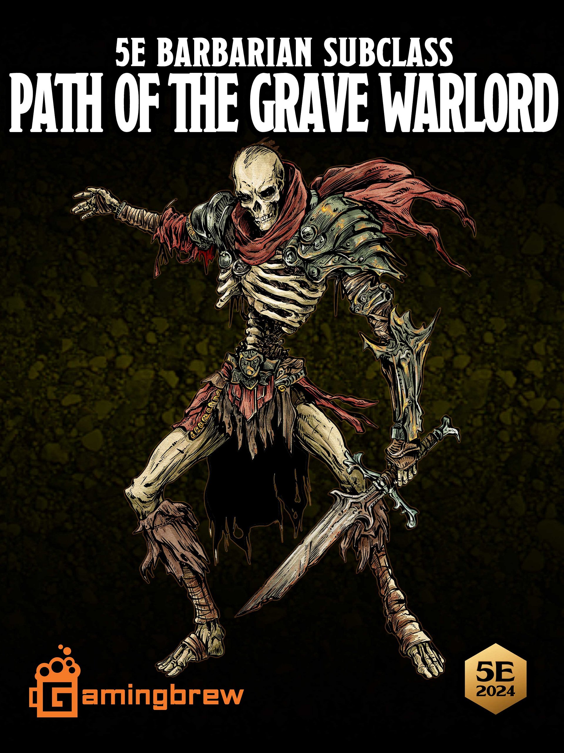 Path of the Grave Warlord | 5.5E Barbarian Subclass product image (1)