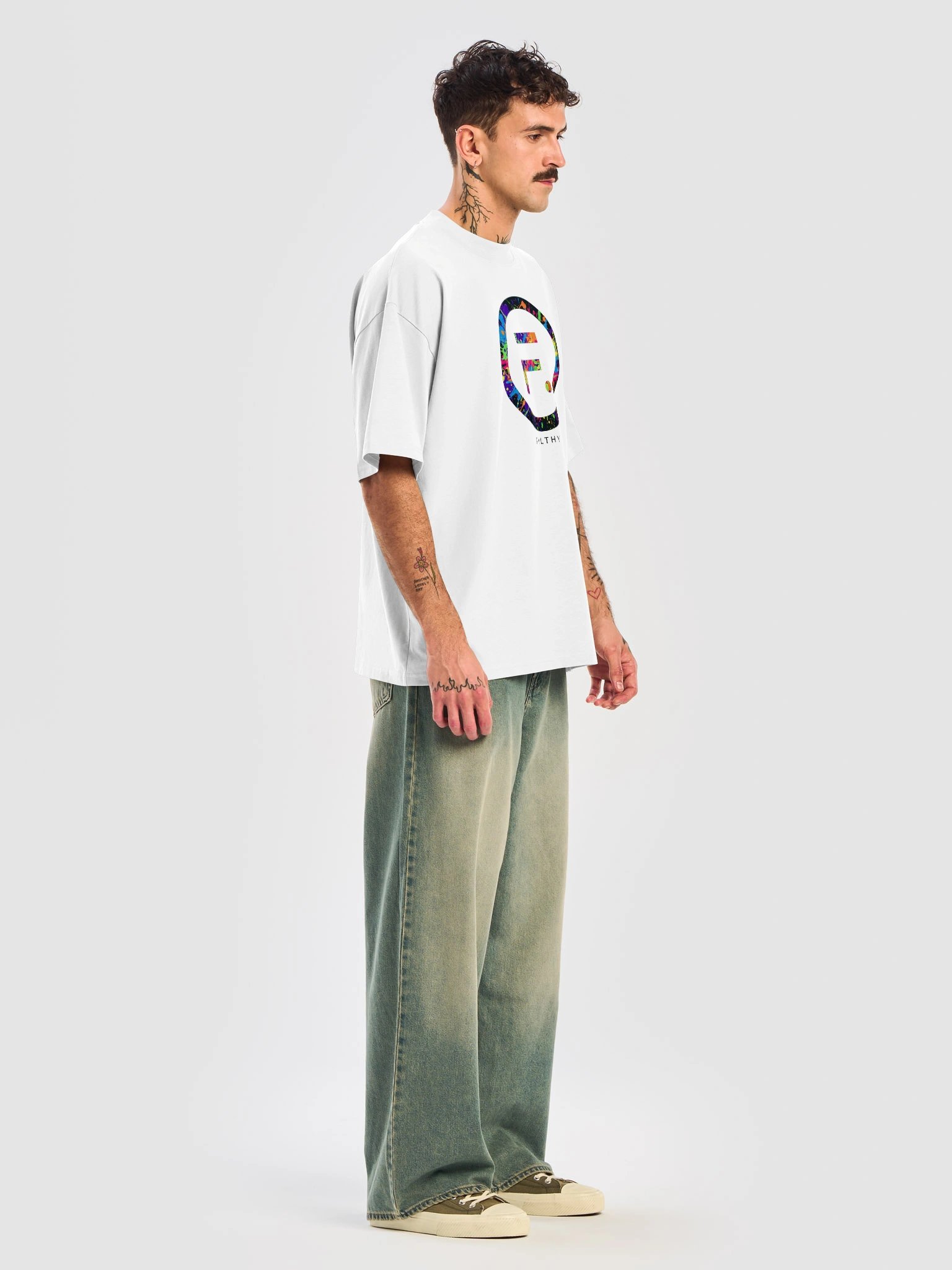 Paint splatter oversized fit product image (5)