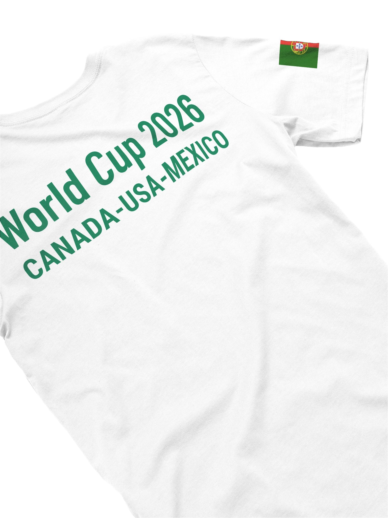 Portugal 2026 World Cup Flag T-Shirt - Supporter Edition - Canada-USA-Mexico Championship Kit product image (30)