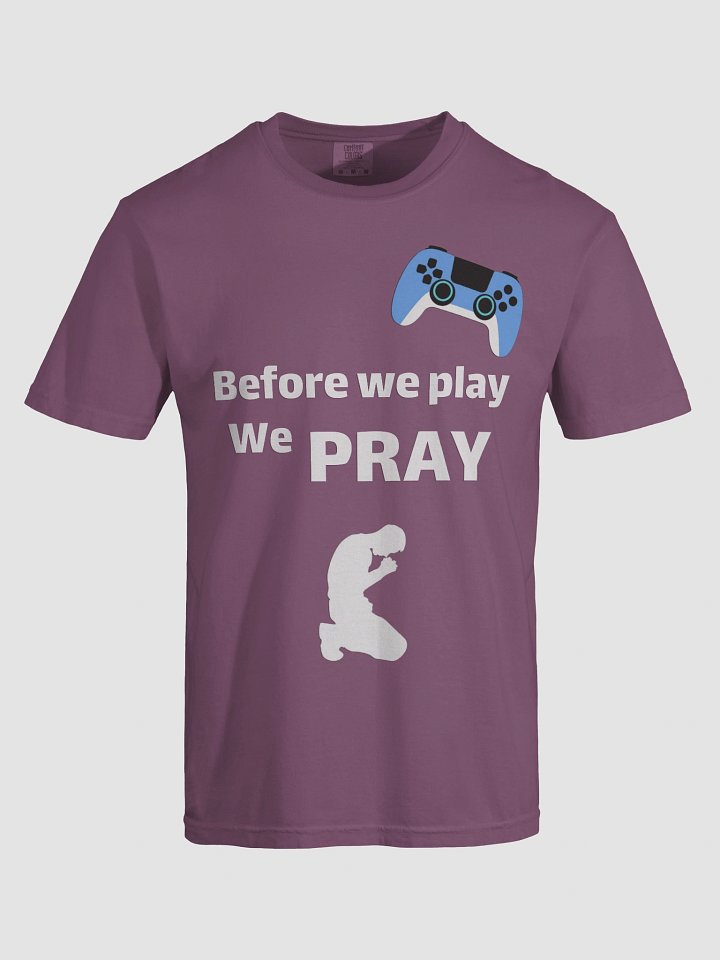 Before we play we PRAY T-Shirt product image (1)