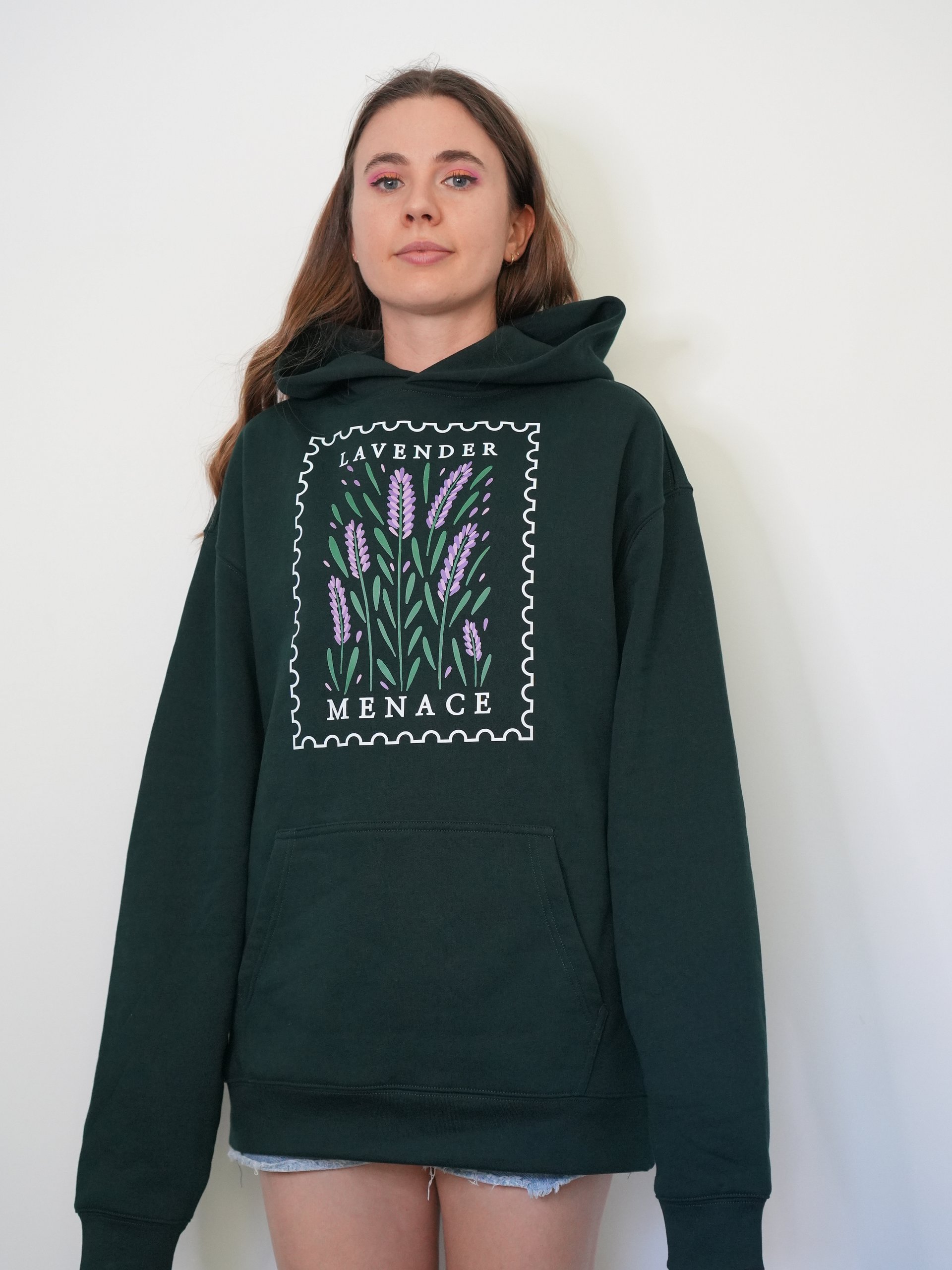 Menace Hoodie Sample - Dark Green product image (4)