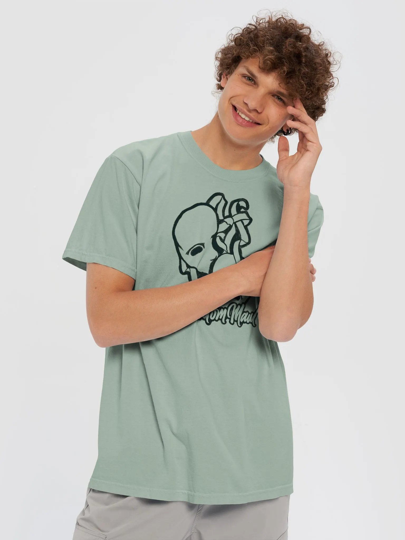 Black Big Logo Heavyweight Tee product image (5)