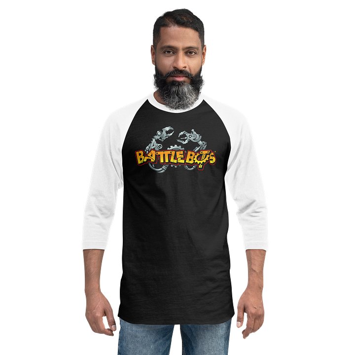 Battlebots Vintage Triblend 3/4 Raglan Tee - BattleBots Basics! product image (2)