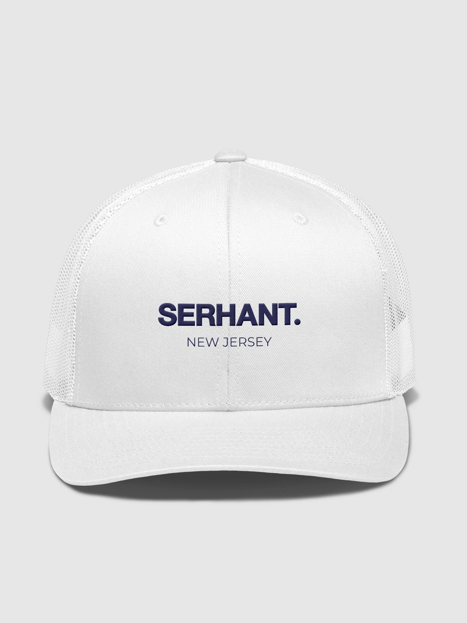 SERHANT. New Jersey White Trucker Hat product image (1)