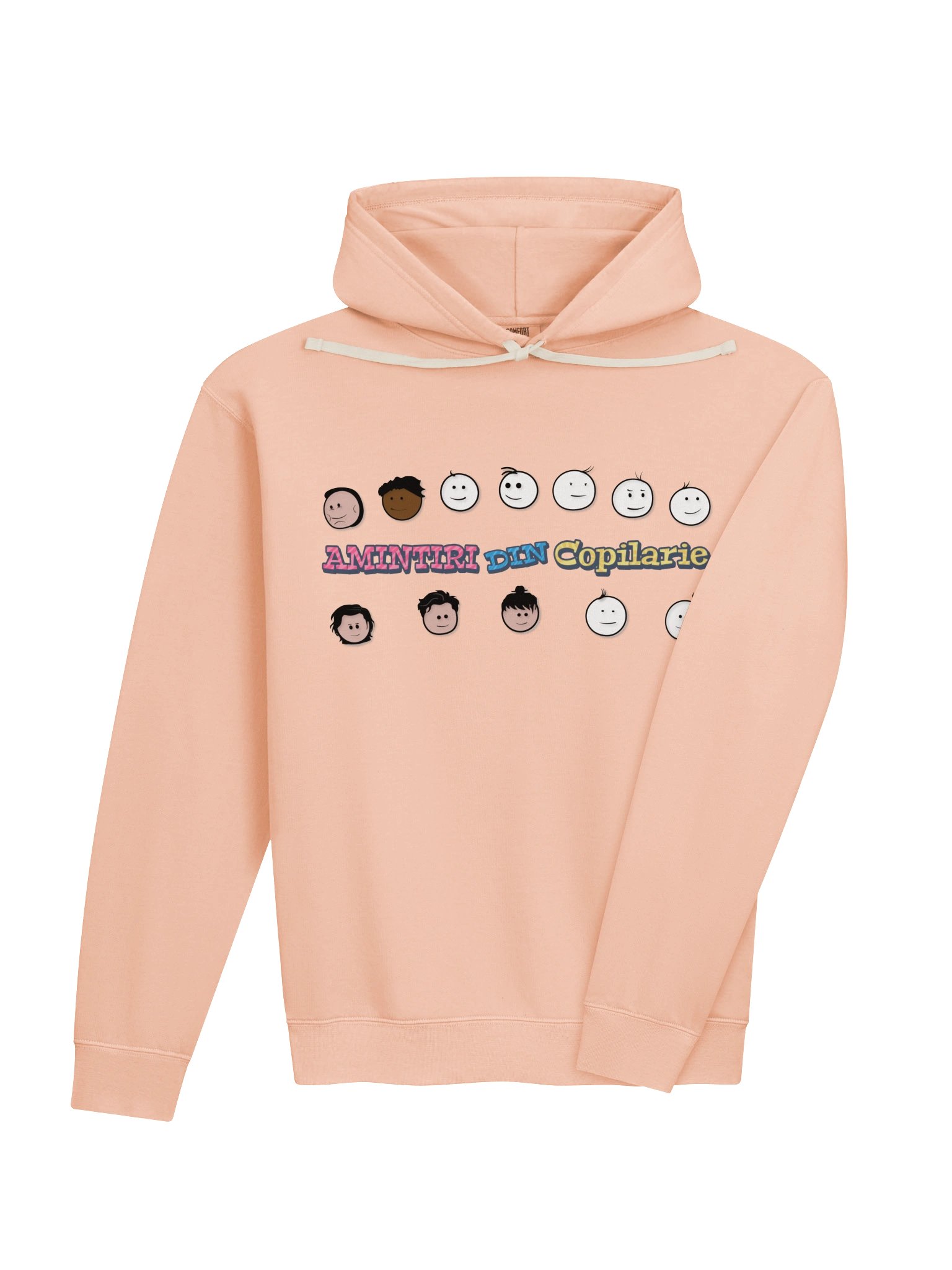 🧥 Hanorac Piersică Bărbați „Amintiri Din Copilărie” – Personajele product image (4)