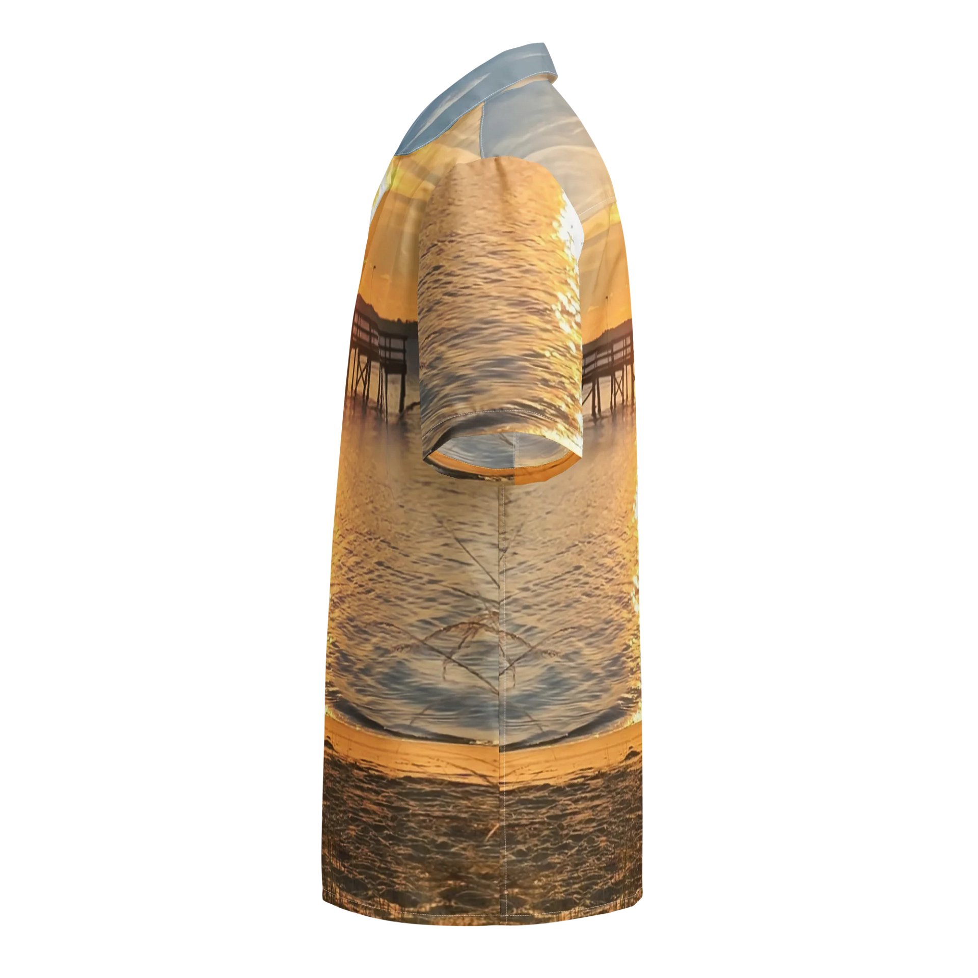 Coastal Sunrise Hawaiian Shirt product image (3)