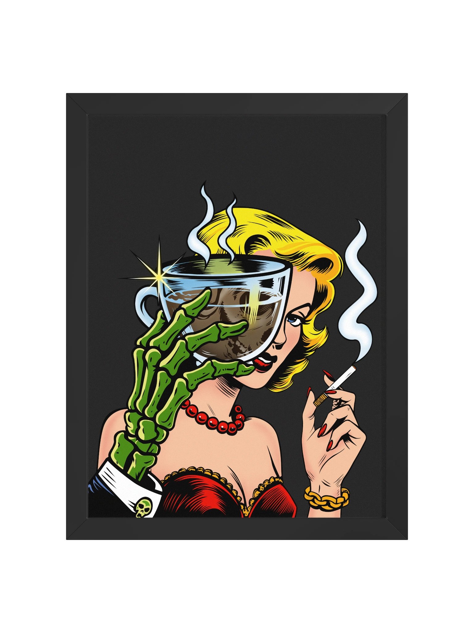 Chamber of Chills Coffee Framed Poster product image (1)