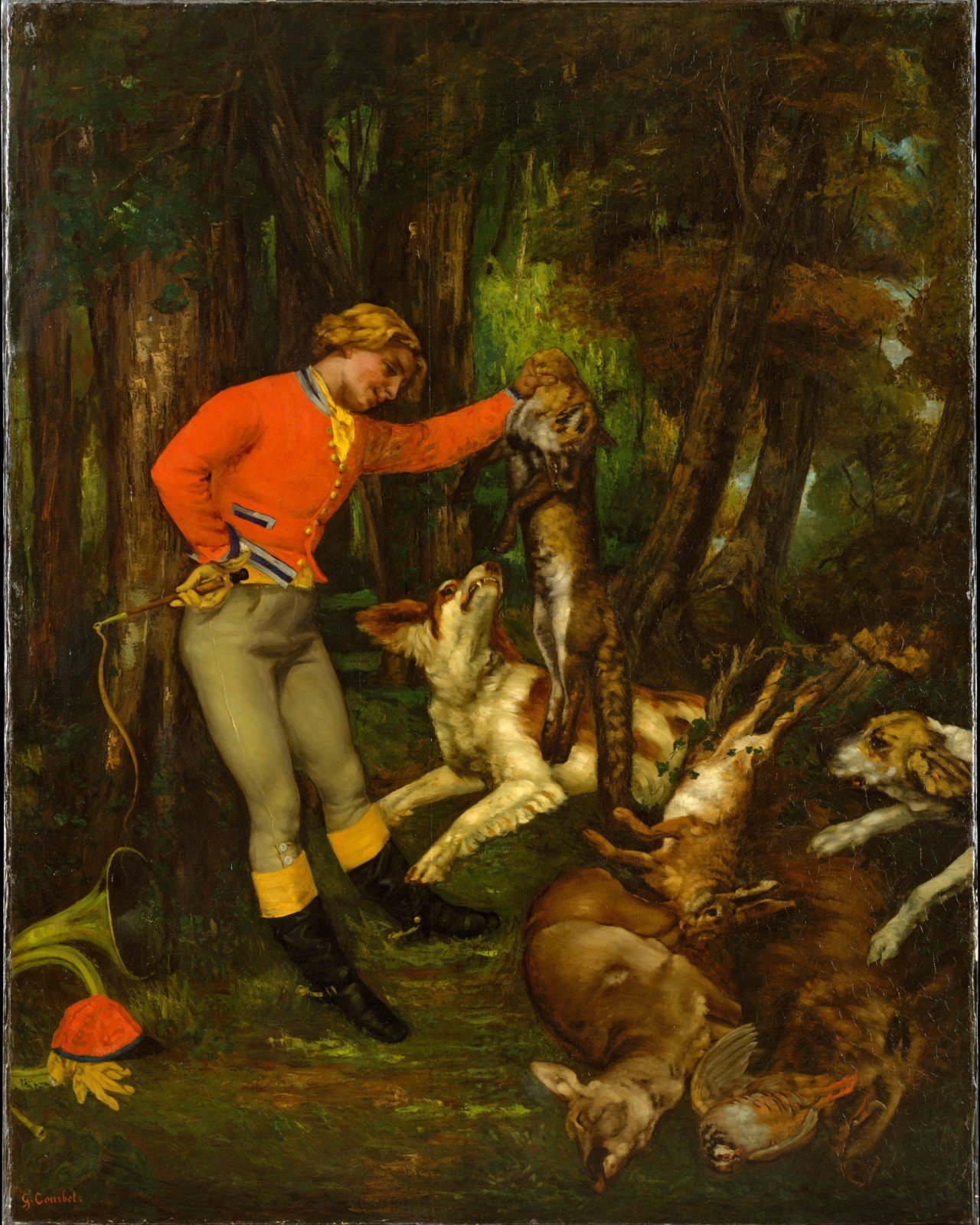 Courbet, After the Hunt — Fine-Art Poster product image (1)