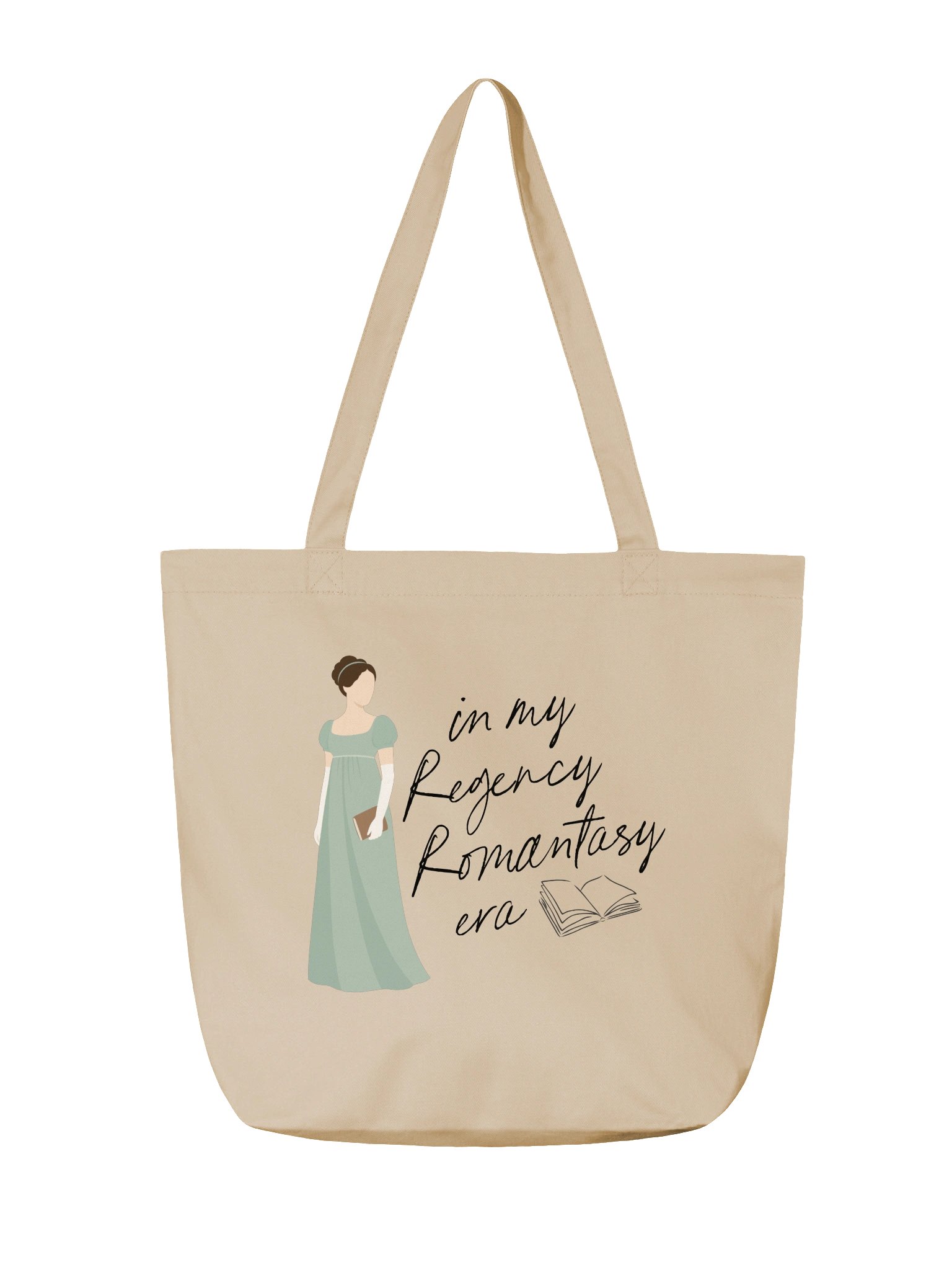 Regency Romantasy Era Econscious Tote Bag | GREEN product image (2)