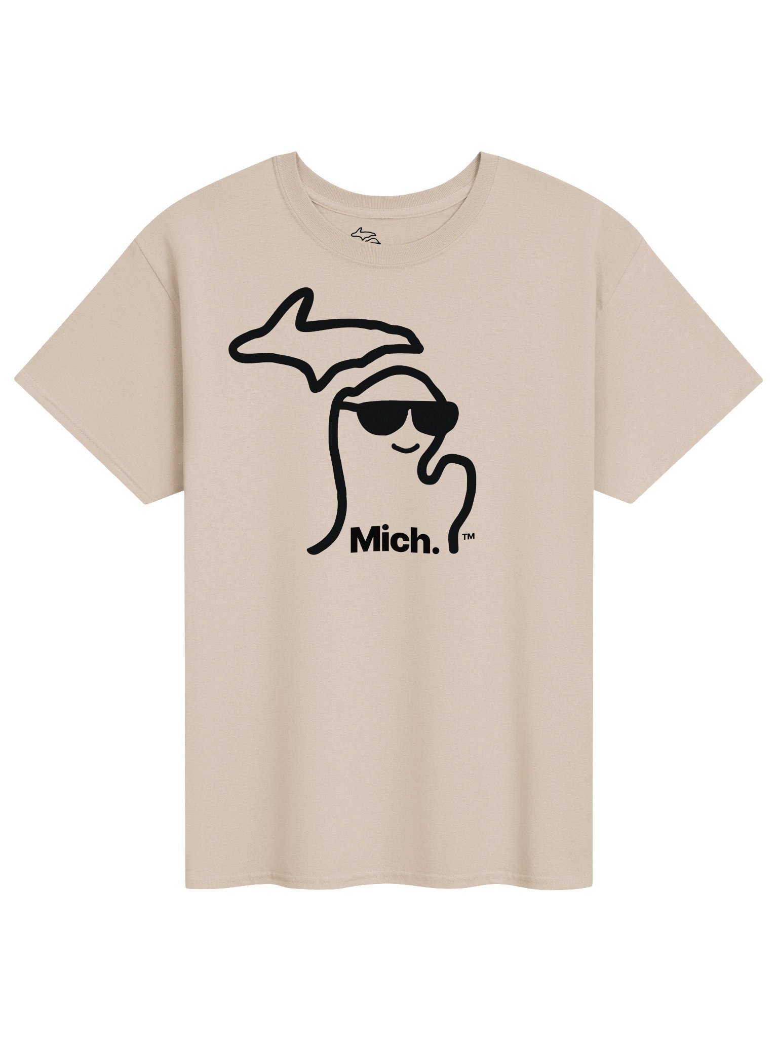 Mich. Name Heavyweight Cotton T-Shirt product image (1)