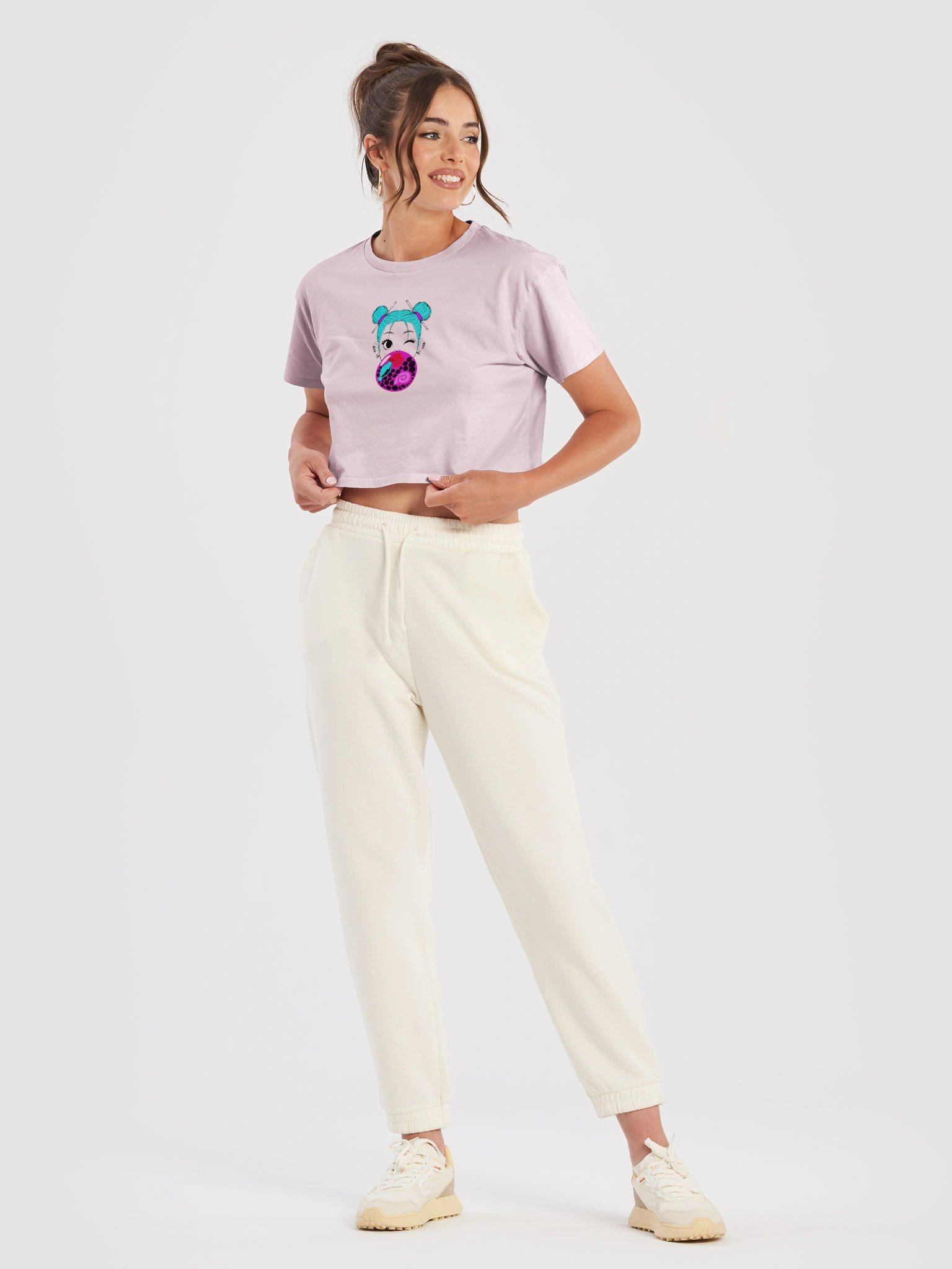 BENTO — The Bubble Gum Matrix | Graphic Crop Top | Alt Anime Streetwear product image (3)