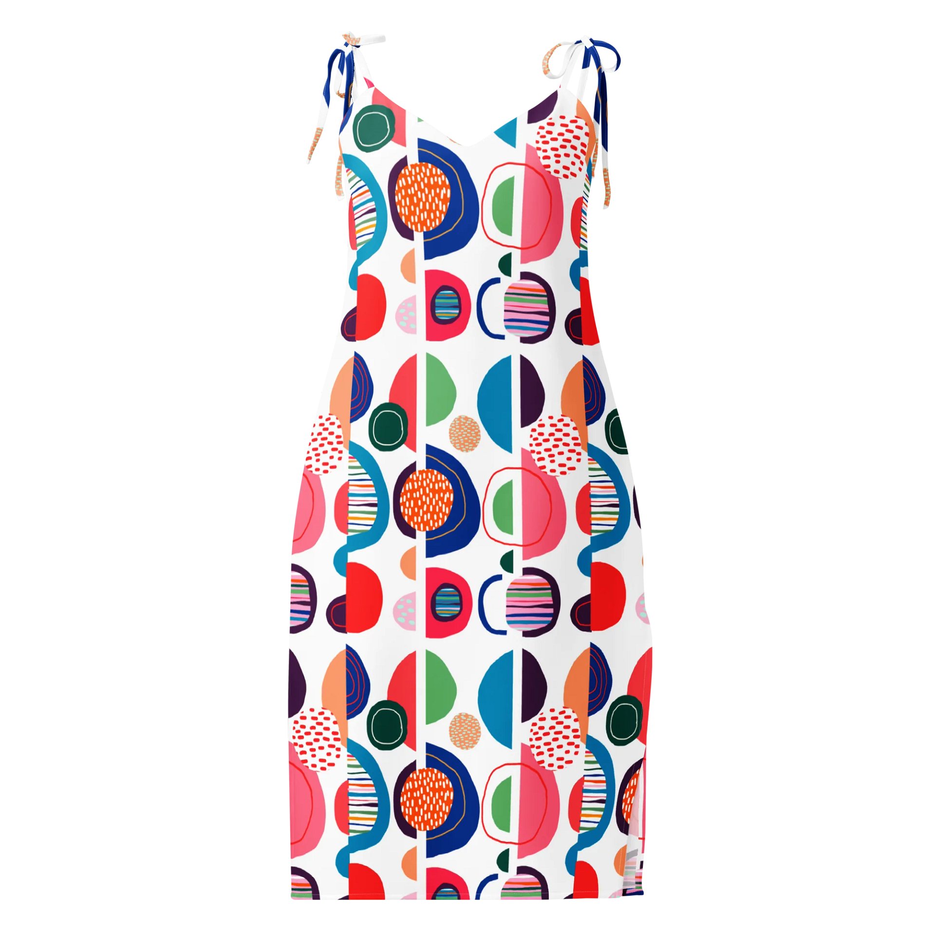 Color Pop Geometric Slip Dress product image (1)