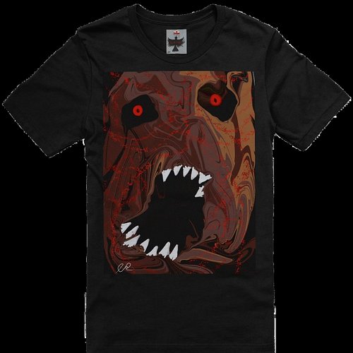 I was watching Evil Dead 2013 earlier and did this Necronomicon inspired art and put it on a shirt.