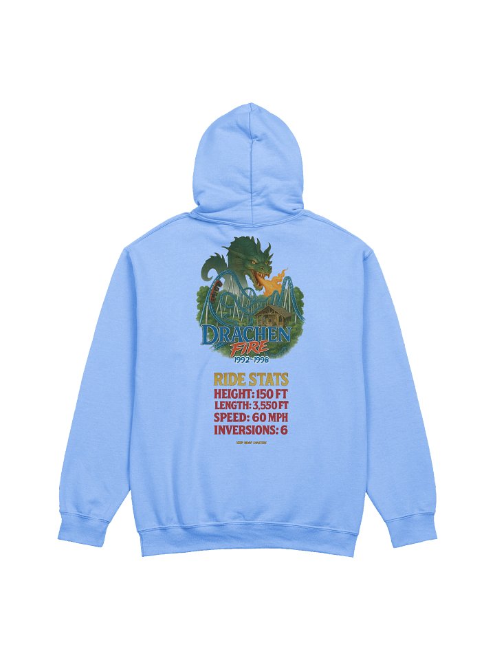 Drachen Fire Roller Coaster Unisex Hoodie product image (19)