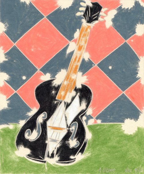 Renee's Guitar Greeting Card product image (1)