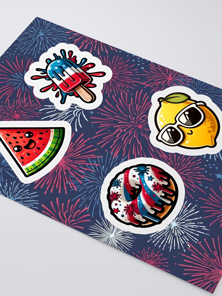 4th of July Summer Foods Sticker Sheet product image (2)