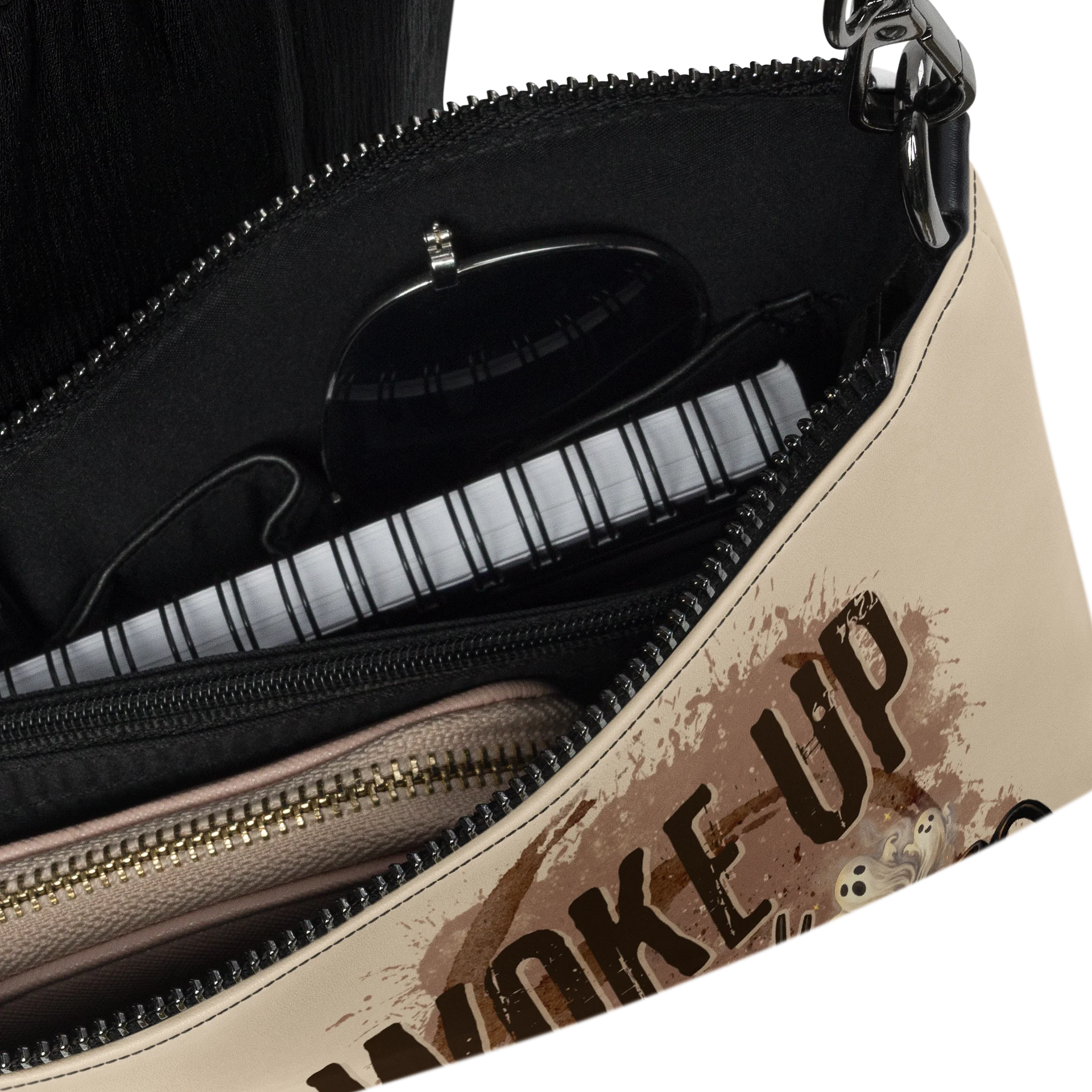 Woke Up. Chose Dark Roast. Witchy Coffee Crossbody Bag product image (7)