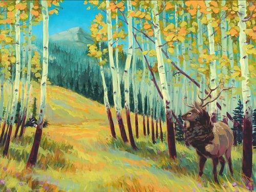 Can you feel the breeze through the trees?

I want you to hear the shiver of the leaves and the undulations of the grass whil...