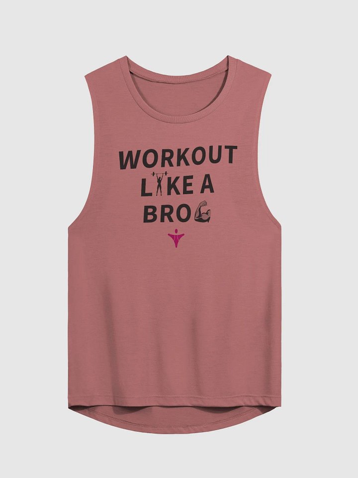 WORKOUT LIKE A BRO | Muscle Tank (Dark Text) product image (1)