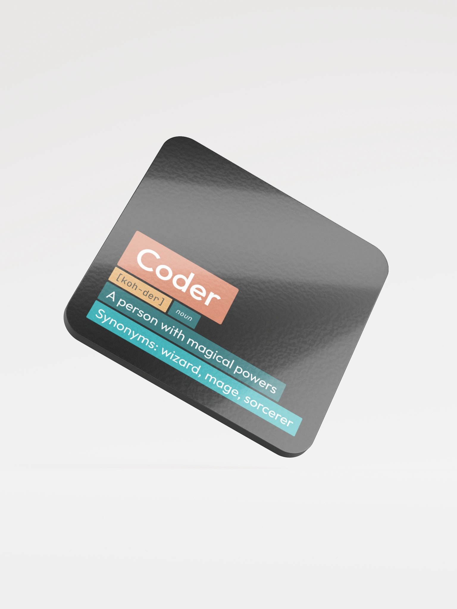 Coder Dark Coaster product image (1)