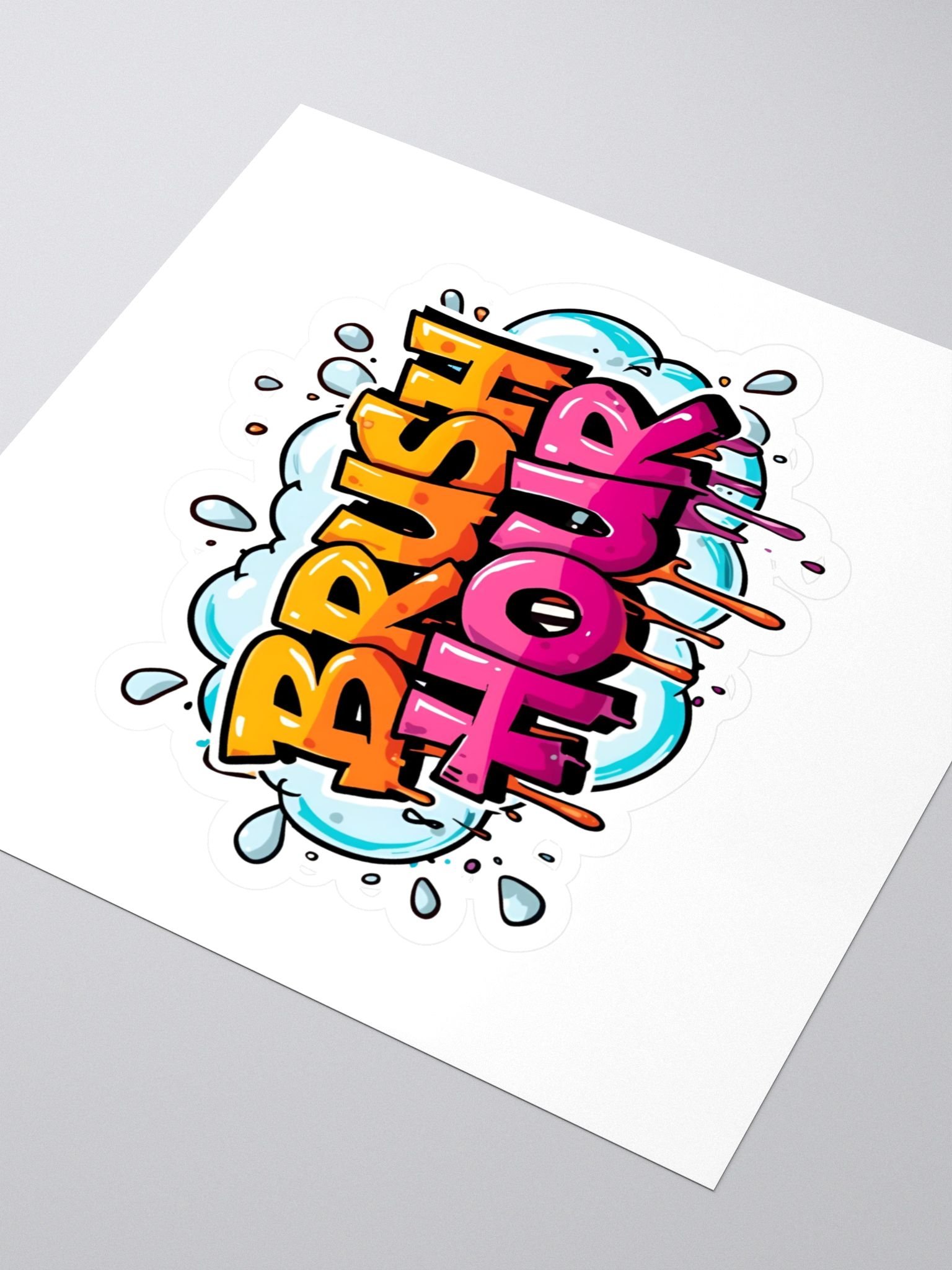 Brush Hour Sticker product image (3)