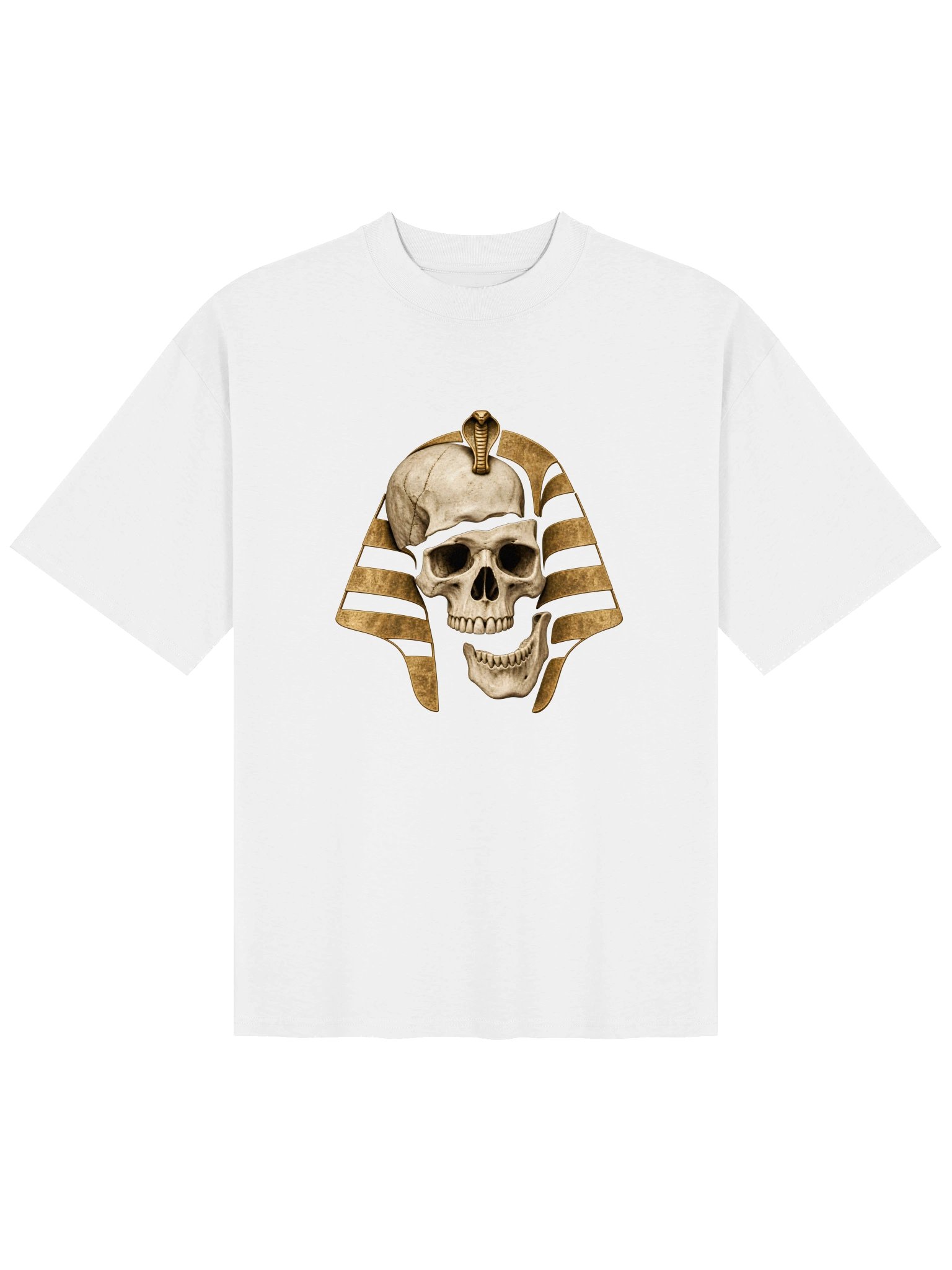 DNARNYA — Dislocated Pharaoh T-Shirt — White product image (1)