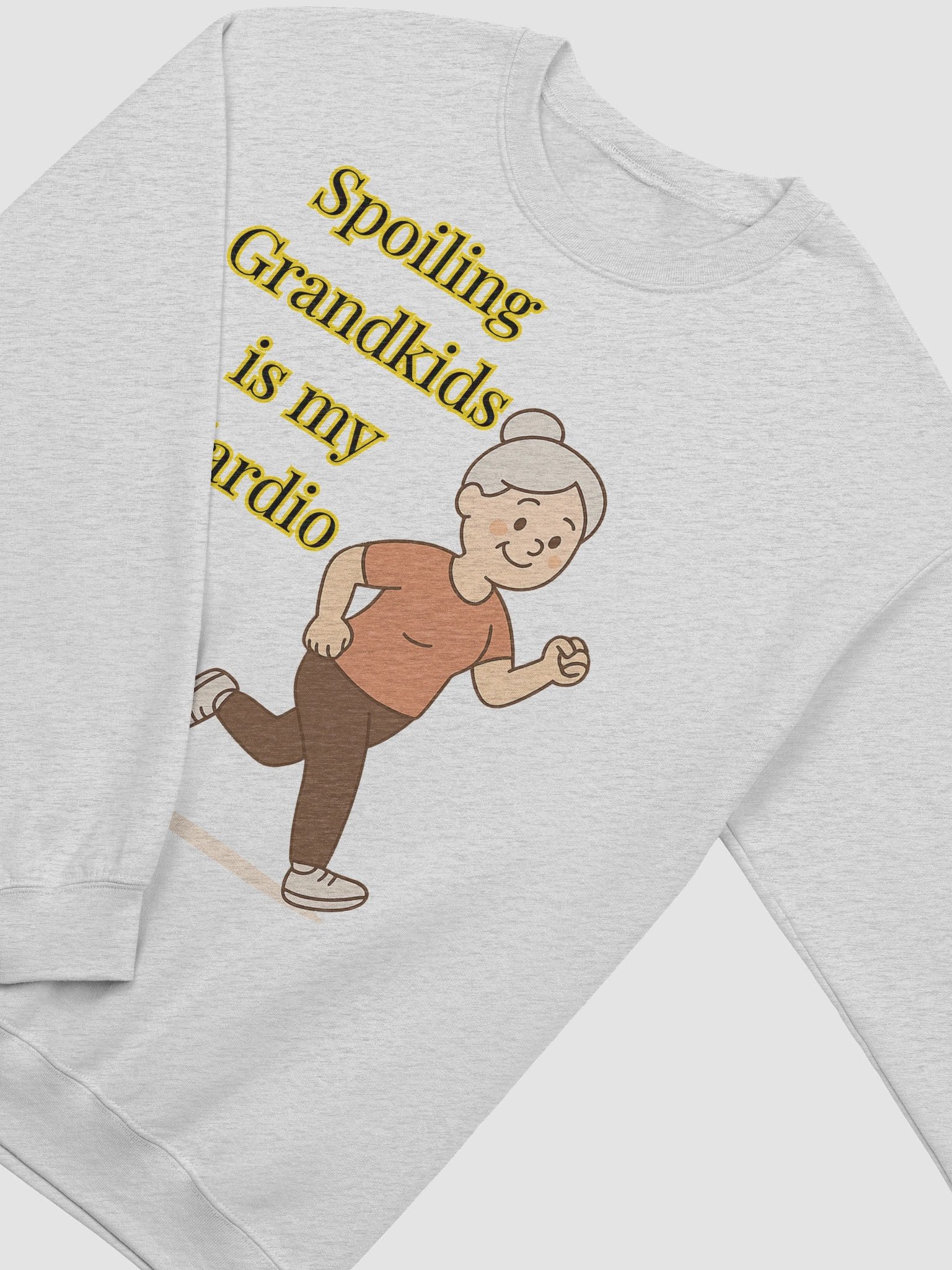 Spoiling Grandkids is my Cardio (Female) Gildan Classic Crewneck Sweatshirt Light Colors product image (16)