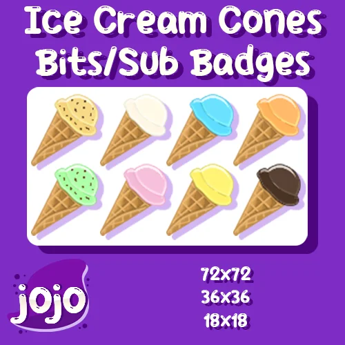 Ice Cream Bits/Sub Badges product image (1)