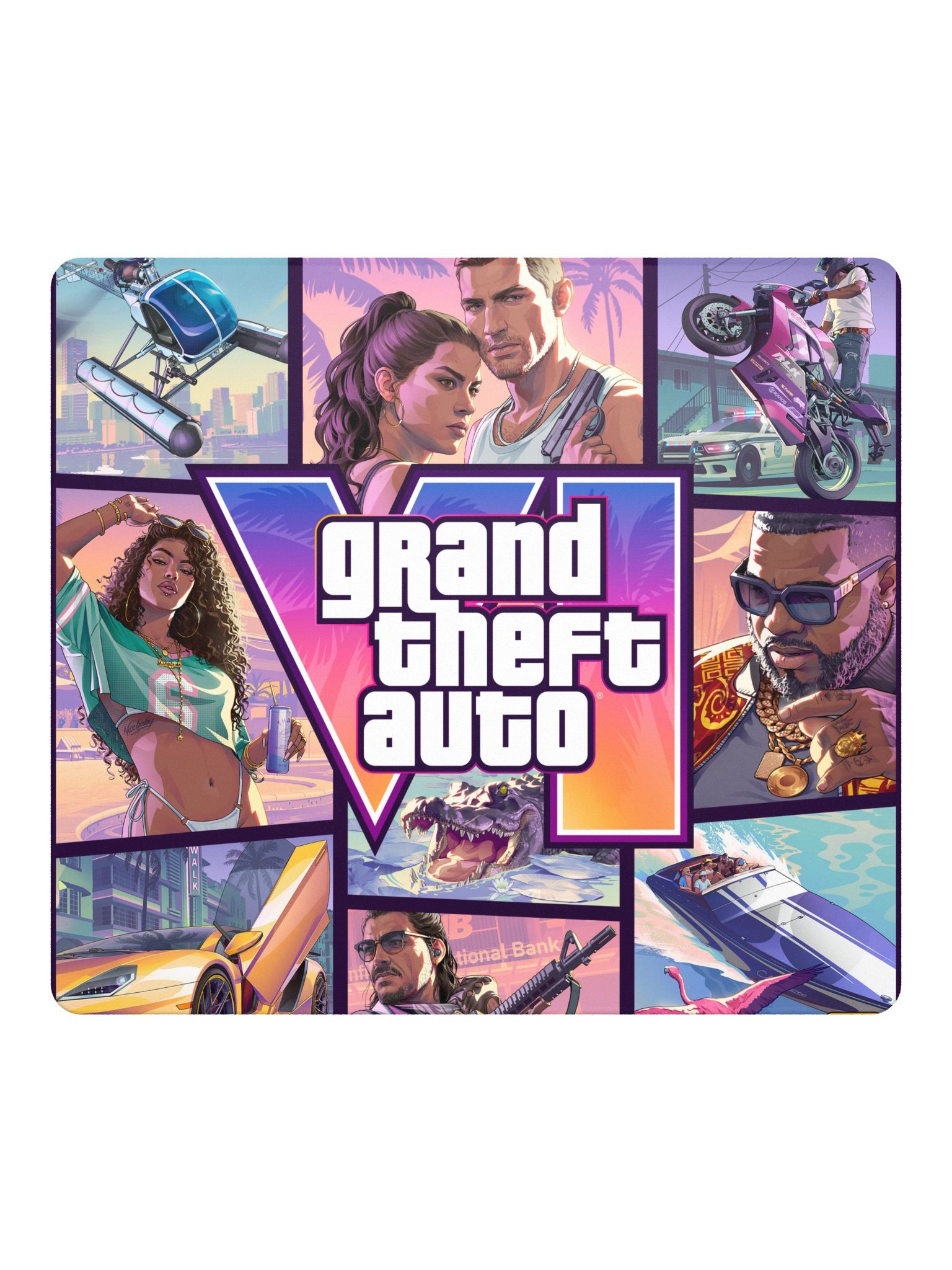 GTA VI Official Artwork - Gaming Mouse pad product image (2)