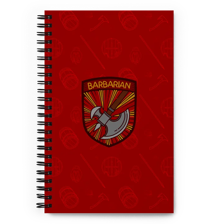 Barbarian Sprial Bound Notebook product image (1)