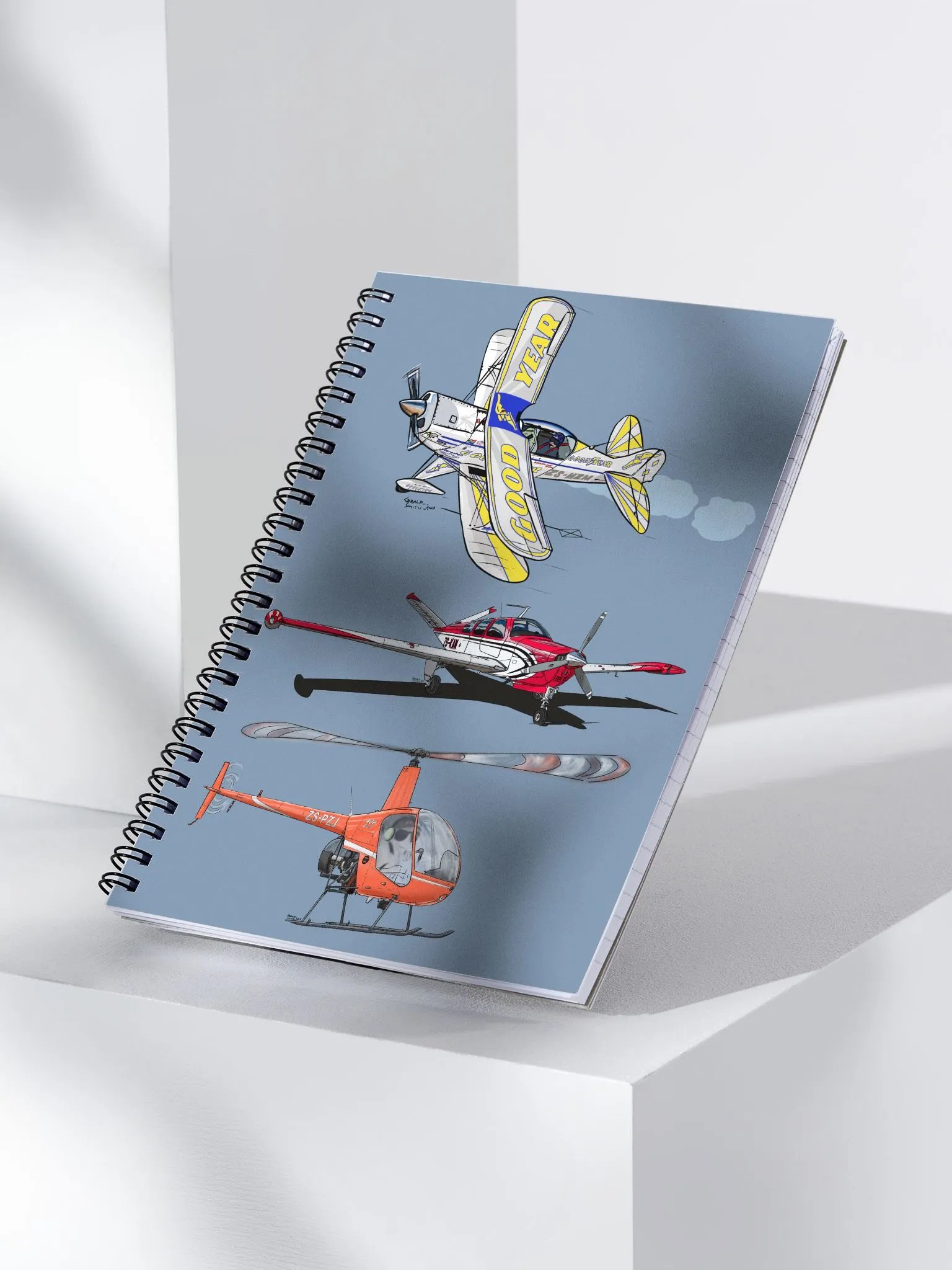 Skyward Spirits Collection 1 Notebook Perfect Gift for Pilots & Enthusiasts Sketching Doodling Journals product image (3)