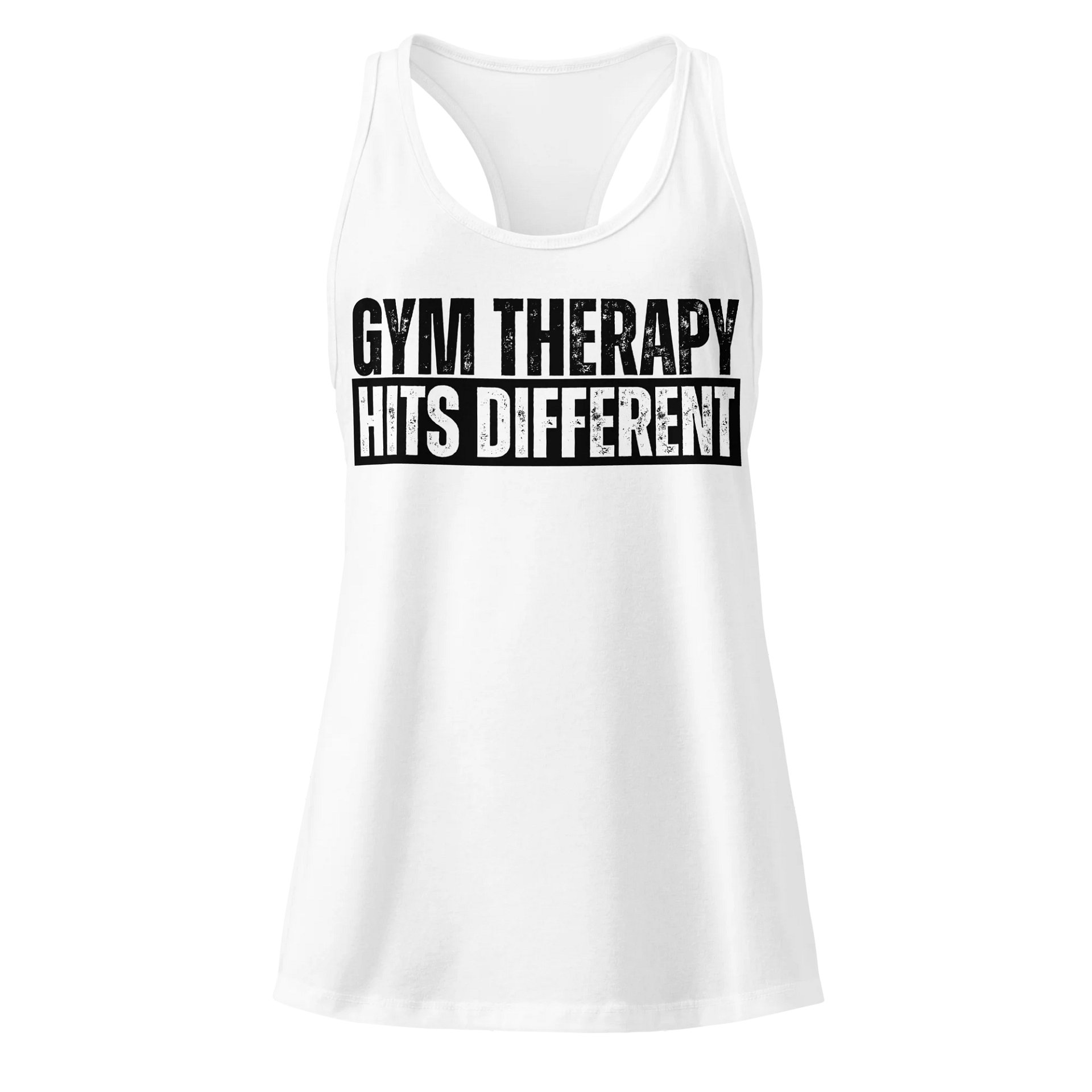 Gym Therapy Hits Different Women's Tank Top product image (21)