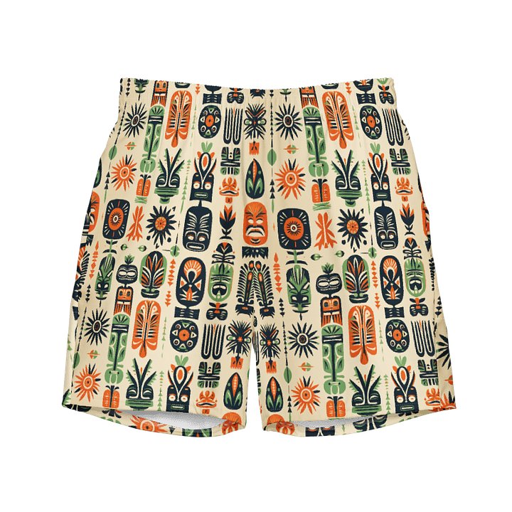 Vintage Caribbean Style Tropical Swimming Trunks product image (1)