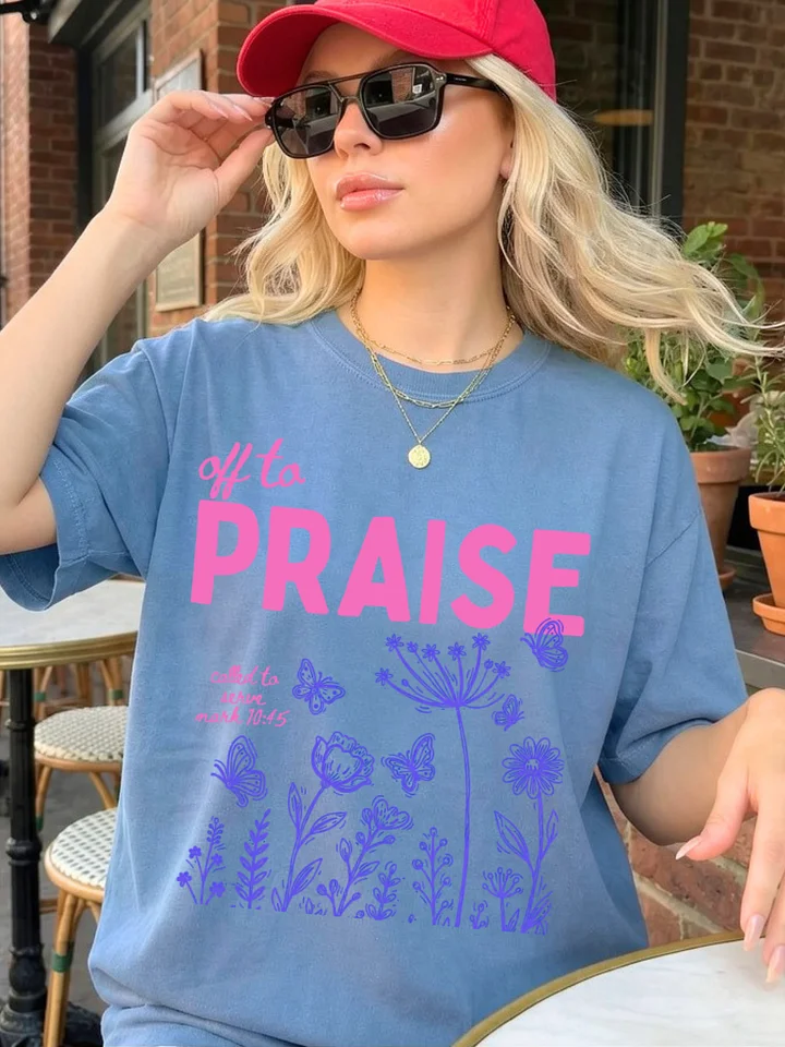 Off To Praise The Lord, Called To Serve T-Shirt product image (3)