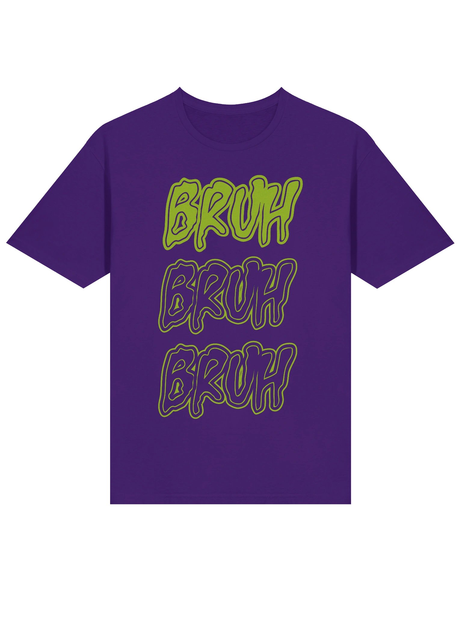 Neon Graffiti BRUH Unisex T-Shirt product image (24)