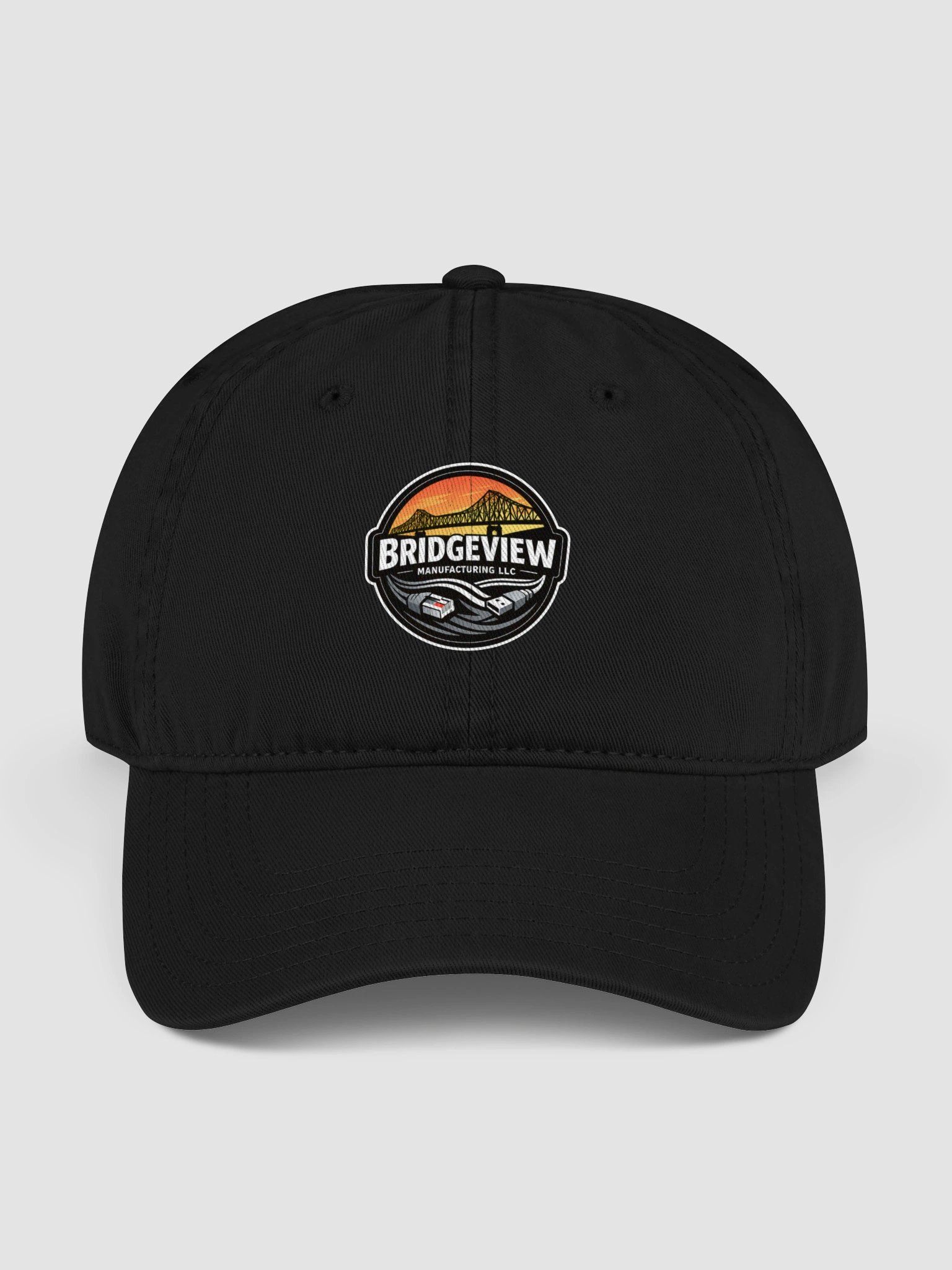 A Bridgeview Sunset Baseball cap product image (1)
