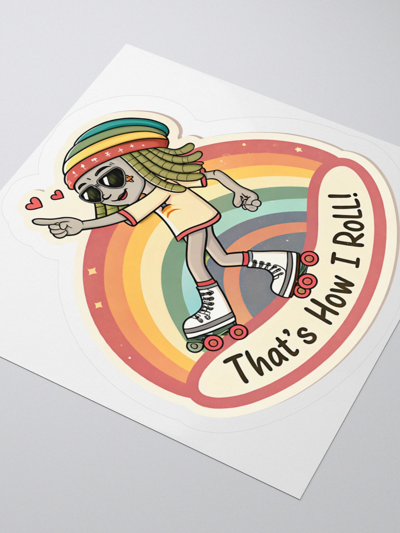 Rasta Roller Skater Stickers product image (8)
