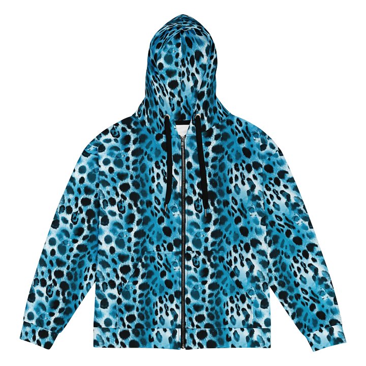 Blue Leopard Hoodie product image (1)