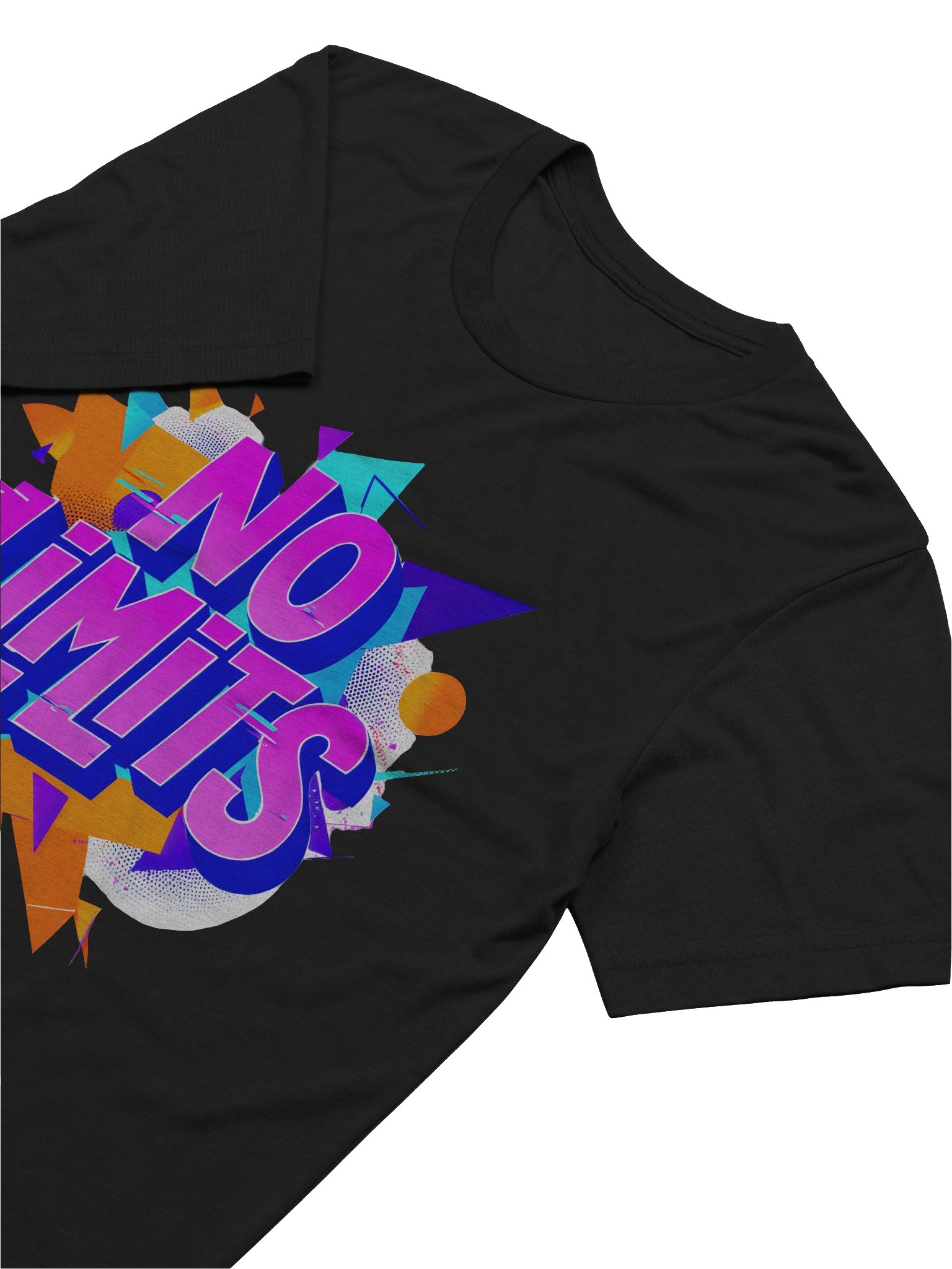 Limitless Vibes Tri-Blend Tee – No Limits Graphic Shirt for Men & Women product image (6)