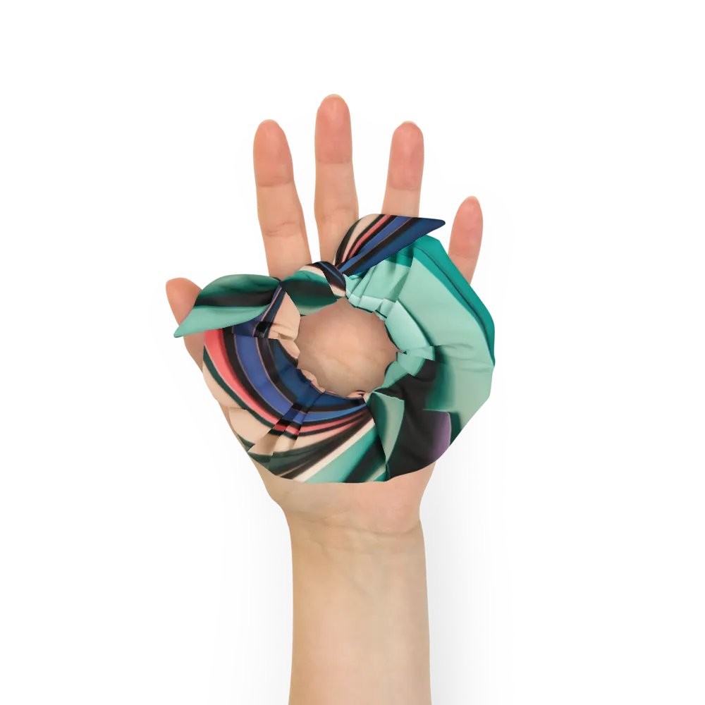 Exclusive All-Over Print Scrunchie with Abstract Design product image (8)