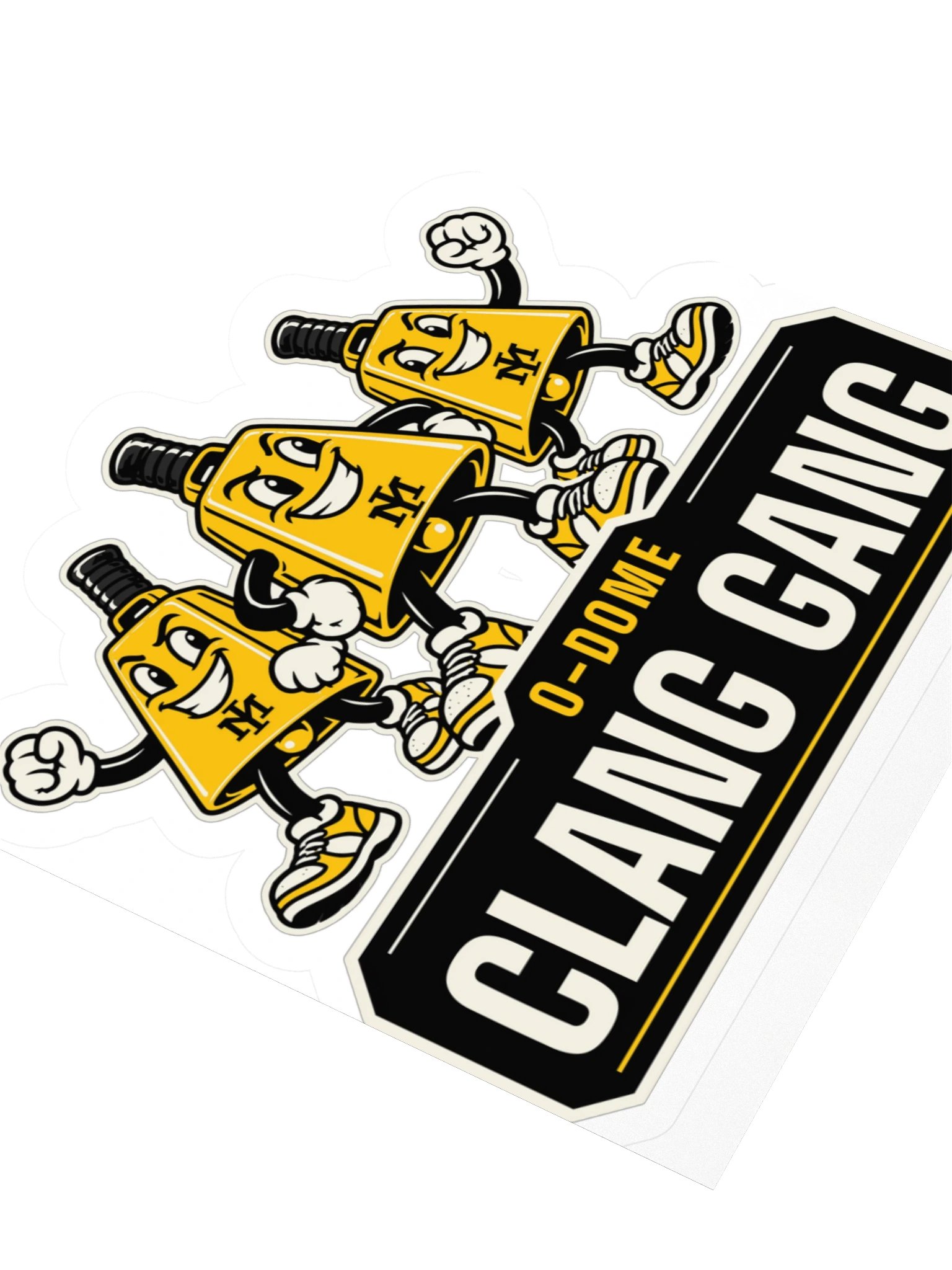 O-Dome Clang Gang — Kiss-Cut Sticker product image (3)