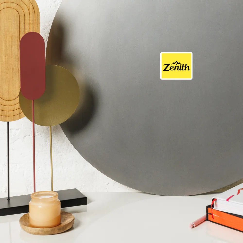 Exclusive Zenith Yellow Die-Cut Fridge Magnet - Custom Design, 3 Sizes Available product image (9)