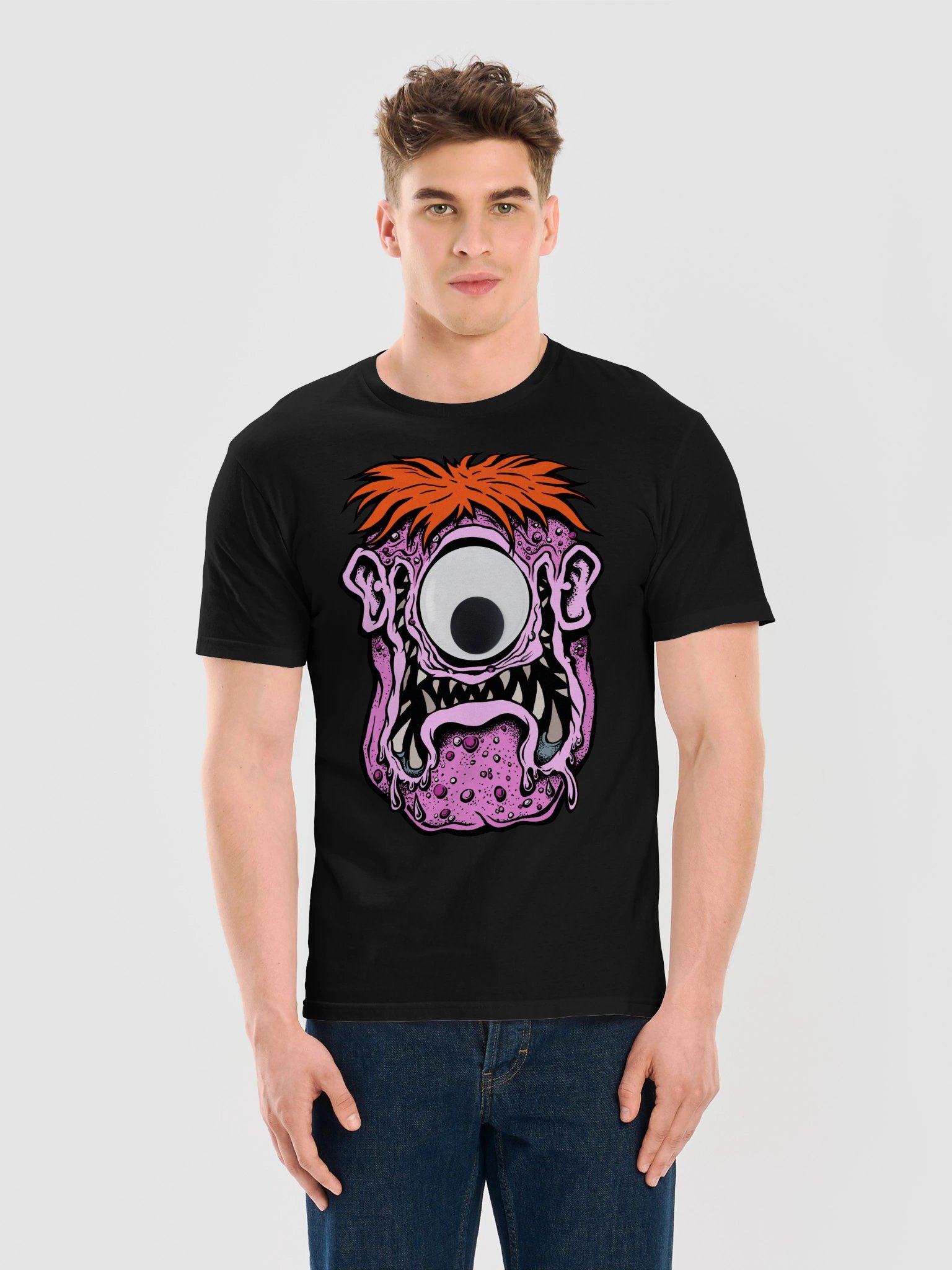 Googly EYEclops - Black T-Shirt product image (2)